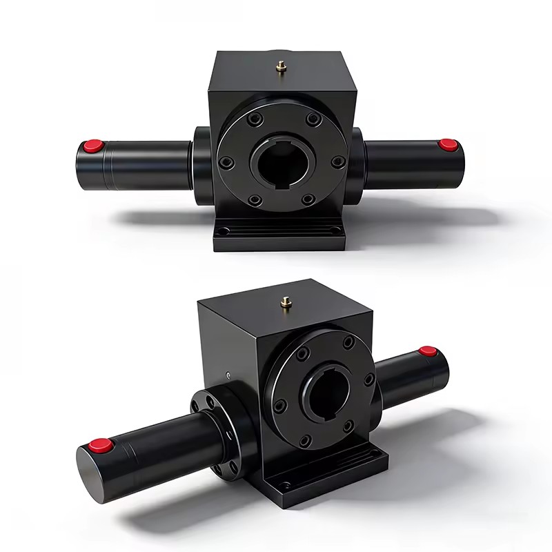 0-720 Degree Torque Rotating Hydraulic Cylinder Swing Oil Cylinder Single Rack and Pinion Hole Type Big Swing Hydraulic Cylider