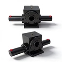0-720 Degree Torque Rotating Hydraulic Cylinder Swing Oil Cylinder Single Rack and Pinion Hole Type Big Swing Hydraulic Cylider