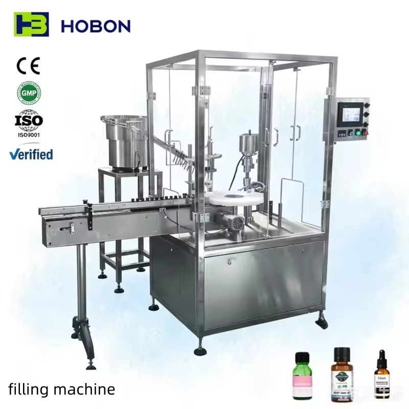 Automatic Servo 4 Nozzles Filling Machine 5-50ml Liquid Paste Packing Machine for Dropper Bottle Soft Tube