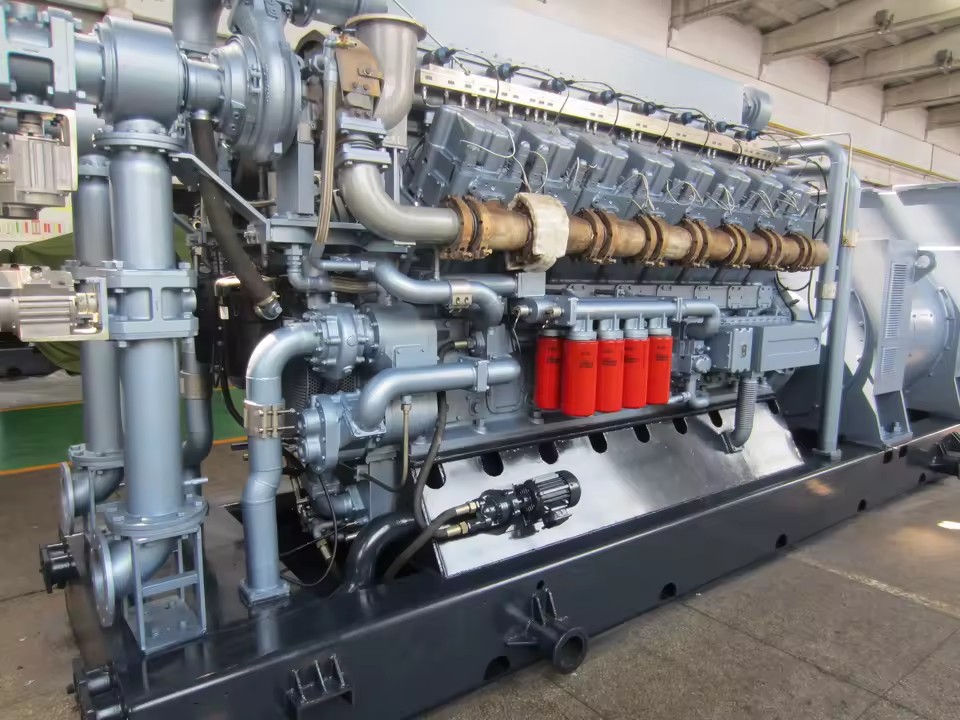 500kW 600kW 800kW Flue Gas Generator Set 625kVA 1000kVA Gas Generator 12 Cylinder 71.4L Large Displacement 50Hz 60Hz CE