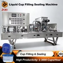 High Productivity Automatic 100ml 250ml Water Cup Filling and Sealing Machine Water Cup Filling Sealing Packing Machine
