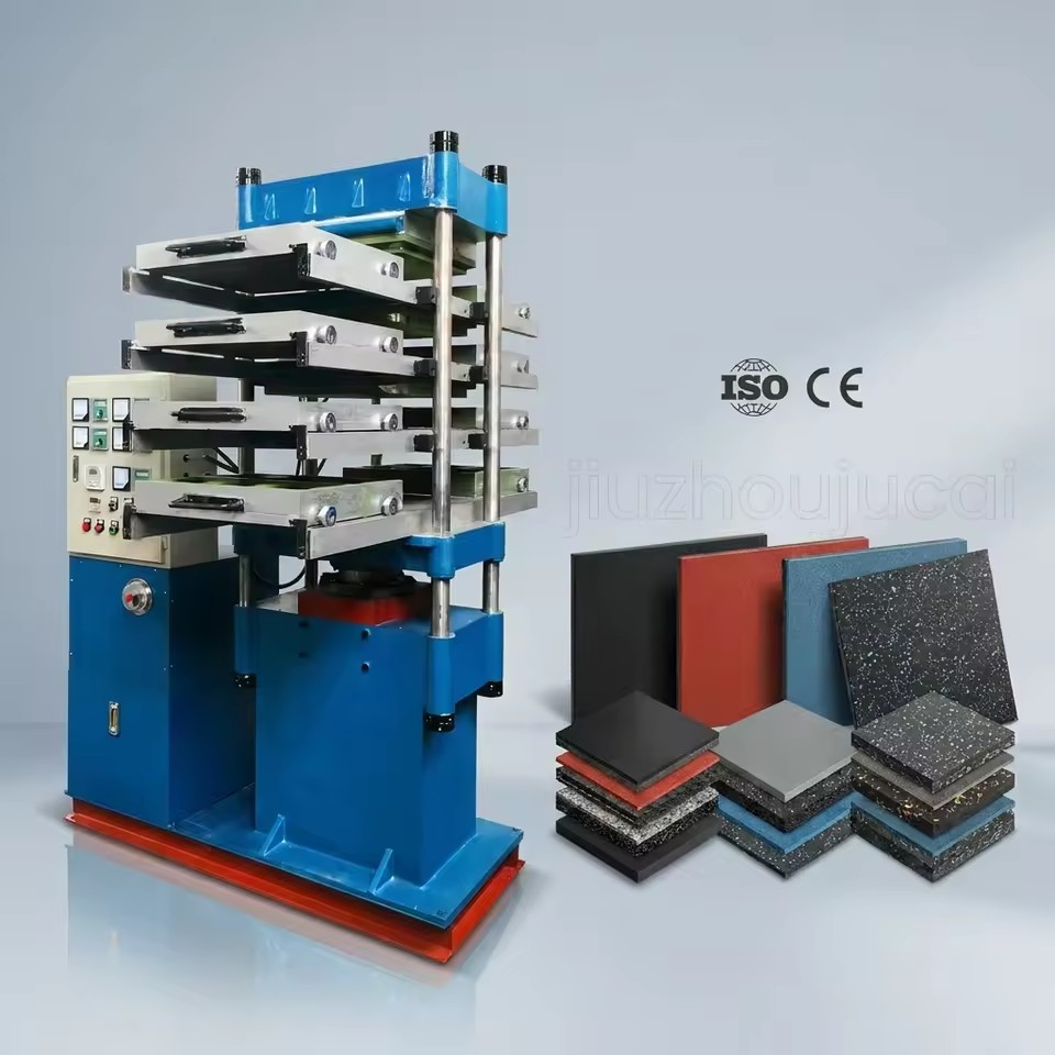 Rubber Tile Floor Making Machine Floor Tile Hydraulic Press Machine Hot Molding Press for Rubber Tile Machine