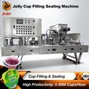 High Productivity Automatic Pudding Jelly Cup Filling and Sealing Machine Grass Jelly Cup Filling Sealing Packing Machine