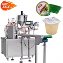 Easy to Opera Automatic Fruit Jelly Cup Packing Machine Pudding Jelly Juice Gelatin Cup Filling Sealing Machine