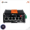 Mini Industrial AI Smart Managed PoE+ Ethernet Switch with Voltage Booster System Software Option Acceptable
