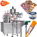 Full Automatic Ice Cream Packing Machine Ice Cream Cone Cup Filling and Sealing Machine Calippo Tube Filling Packing Machine