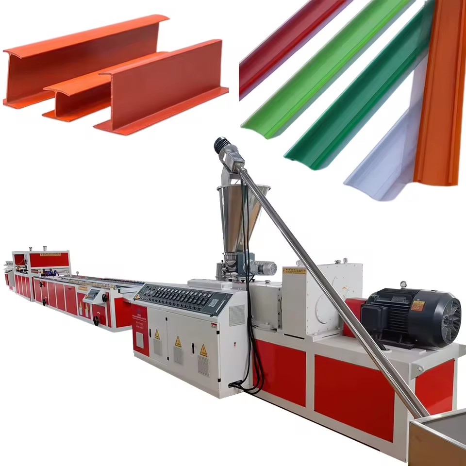 PVC/UPVC Twin Screw Double-screw High Productivity Rigid Plastic Profile & Pipe Extrusion Production Line with Wire Pelletizing