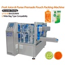 Automatic Fruit Juice & Puree Premade Pouch Packing Machine 15-50 Bags/Min Piston Filling for Stand-up Pouch
