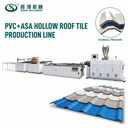 One-Step Molding Customized Width Plastic PVC CPVC Roof Tile Sheet Making Machine 100% Precision Profile Control