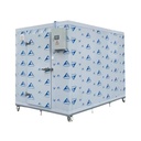 Professional Walk in Cooler Refrigeration Blast Freezer Cold Storage Room on Wheels for Meat Vegetable Fruit