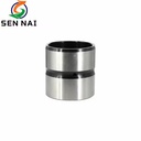 Wear-Resistant Spiral Oil Channel Flange Steel Bushing for Industrial Equipment DIN1494 Construction Machinery Parts