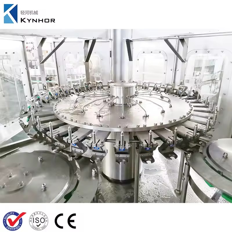 Professional Automatic Water Bottle Filling Capping & Labeling Machine | PET Bottle Production Line Equipment 8-8-3 Model
