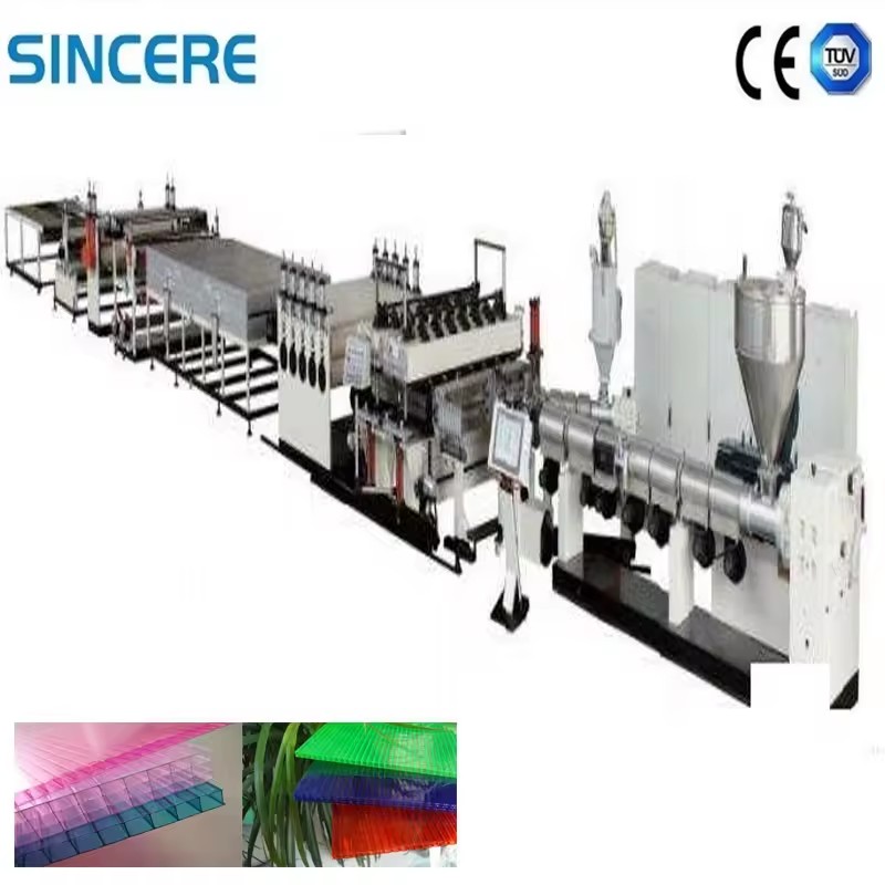 Manufacturing Equipment for PC/polycarbonate Hollow Wall Panels Used in Garages and Sheds
