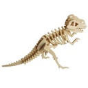 Kids' 3D Felt Tyrannosaurus Rex Puzzle Nonwoven Lightweight Educational Toy DIY Dinosaur Game Set Gift