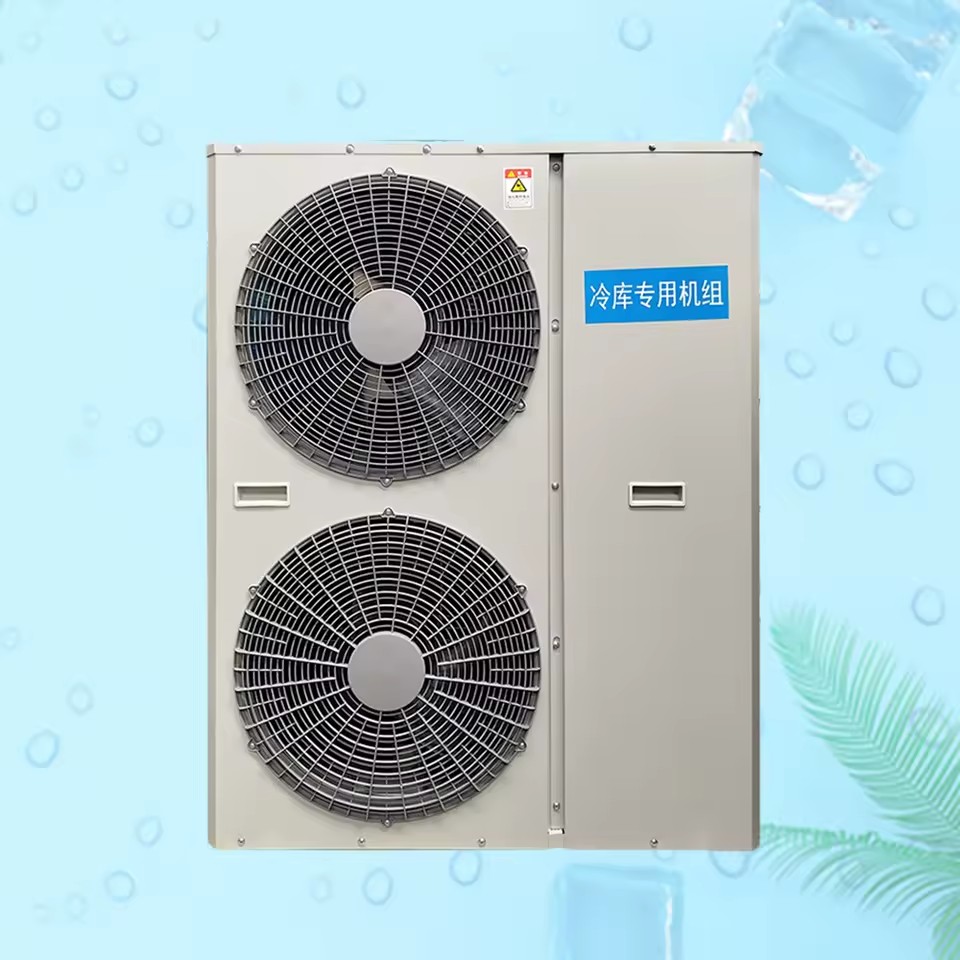 3HP 5PH 8PH Energy Saving Motor Cold Room Condenser Unit Inverter Commercial Refrigeration Evaporator Condenser for Cold Storage