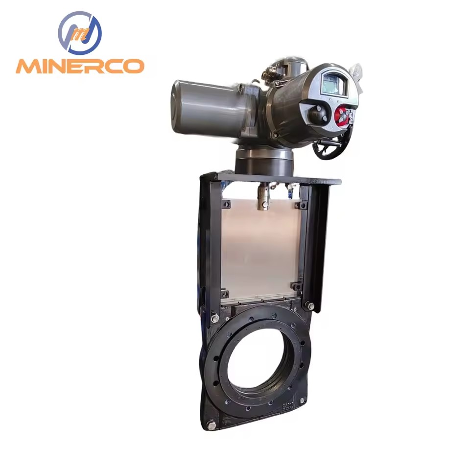 Flanged Knife Gate Valve WCB Carbon Steel for Industrial Slurry Control
