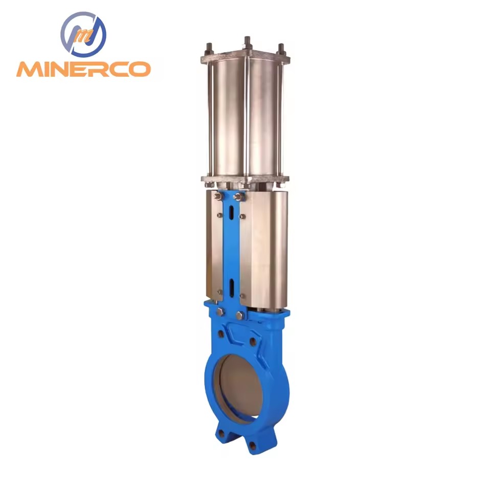High Performance Manual Knife Gate Valve DN50-DN500 Medium Temperature for Water Handling with 1 Year Warranty