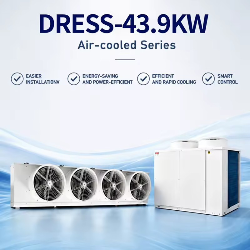 Air Cooled Scroll Condensing Unit Freezing Chilling Equipment R410A Energy Saving Commercial Refrigeration for Cold Storage Room