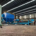 Fully Automatic Stainless Steel PLC Controlled Rotary Drum Peat Dryer with Engine High Efficiency for Food Processing