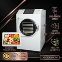Small Business Mini Freeze Dryer Machine for Home Use 2-3kg/batch -55 Cold Trap 1500W Food Processing Pump PLC Candy Food
