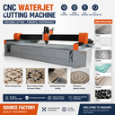 Manufacturers Wholesale Water Jet Cutter Cnc 5 Axis Waterjet Cutting Machine