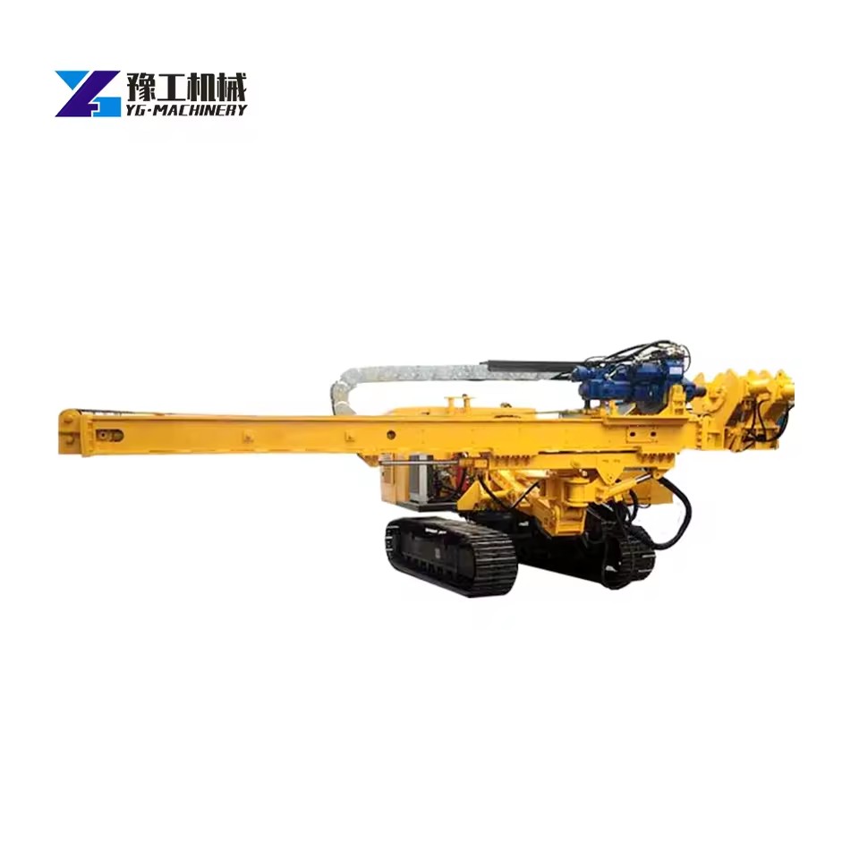 Wide Working Pressure Range Diesel-Powered DTH Drill Rig Gearbox Portable Hydraulic Mine Drilling Machine for Hard Rock Open Pit