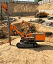 Diesel Rotary Crawler Drilling Rig Motor Gearbox Portable Blast Hole Drill for Quarry Mine Bauxite Ore Mining Max.25m Drilling