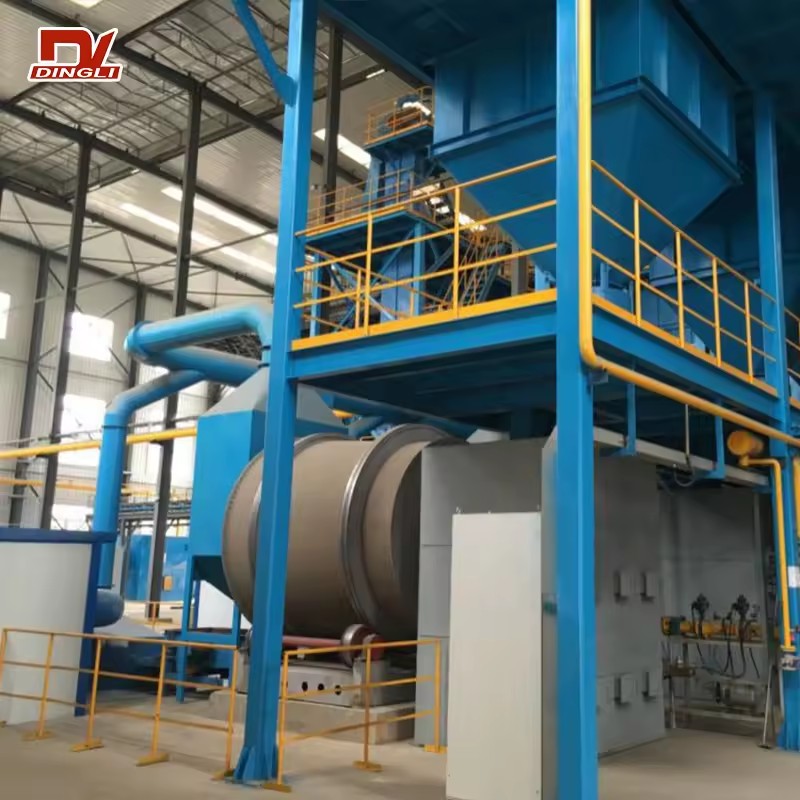 Energy Efficient Fly Ash Rotary Drum Dryer with Dust Collection System
