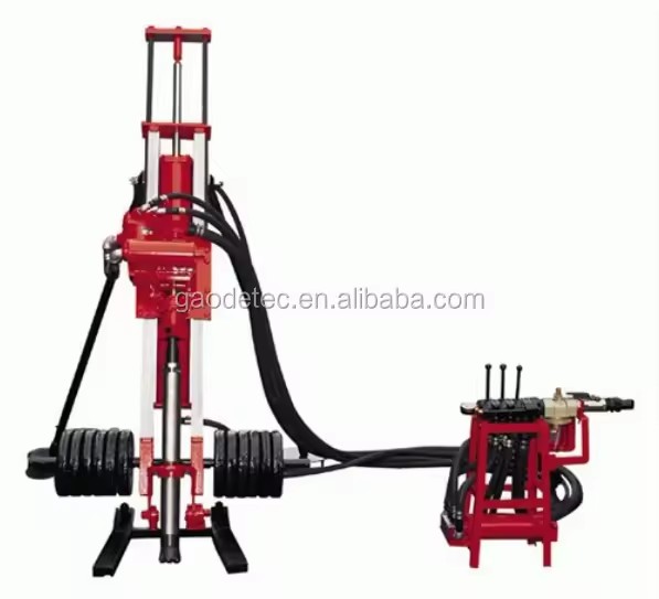Portable Mini Pneumatic Drive Rock Mine Drilling Rigs