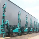 Crawler Mounted Diesel Mine Surface DTH Drill Rig with Gearbox and Motor Max 40m Drilling Depth for Sale