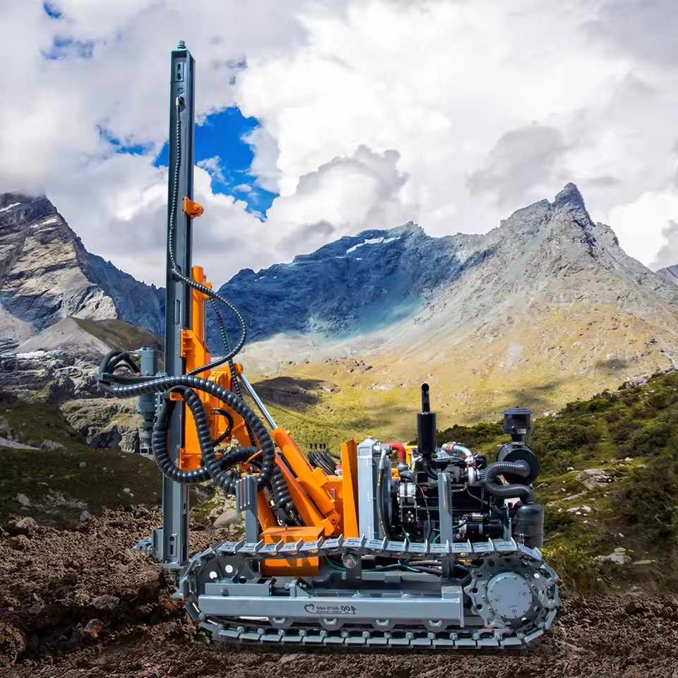 Hengwang DTH 20m Integrated Separated 2026 Blast Borehole Drill Rig for Gold Mine Quarry Diesel Engine High Efficiency CE
