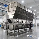 XF Industrial Plasticresin Horizontal Continuous Fluidizing Bed Dryer Automatic Vanillin Fluidized Bed Drying Machine