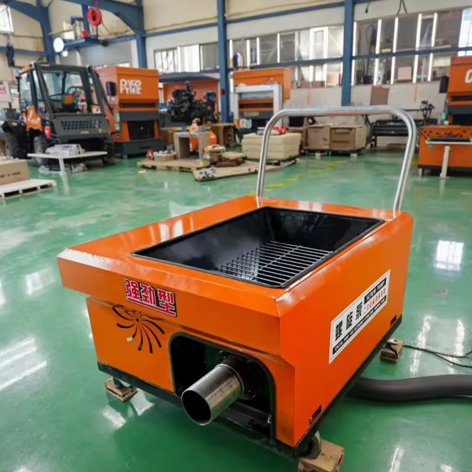 DR-5 Electric Mini Concrete Conveying Pump 3-6m³/h Output Max 15m Horizontal 10m Vertical High Efficiency Construction Pump