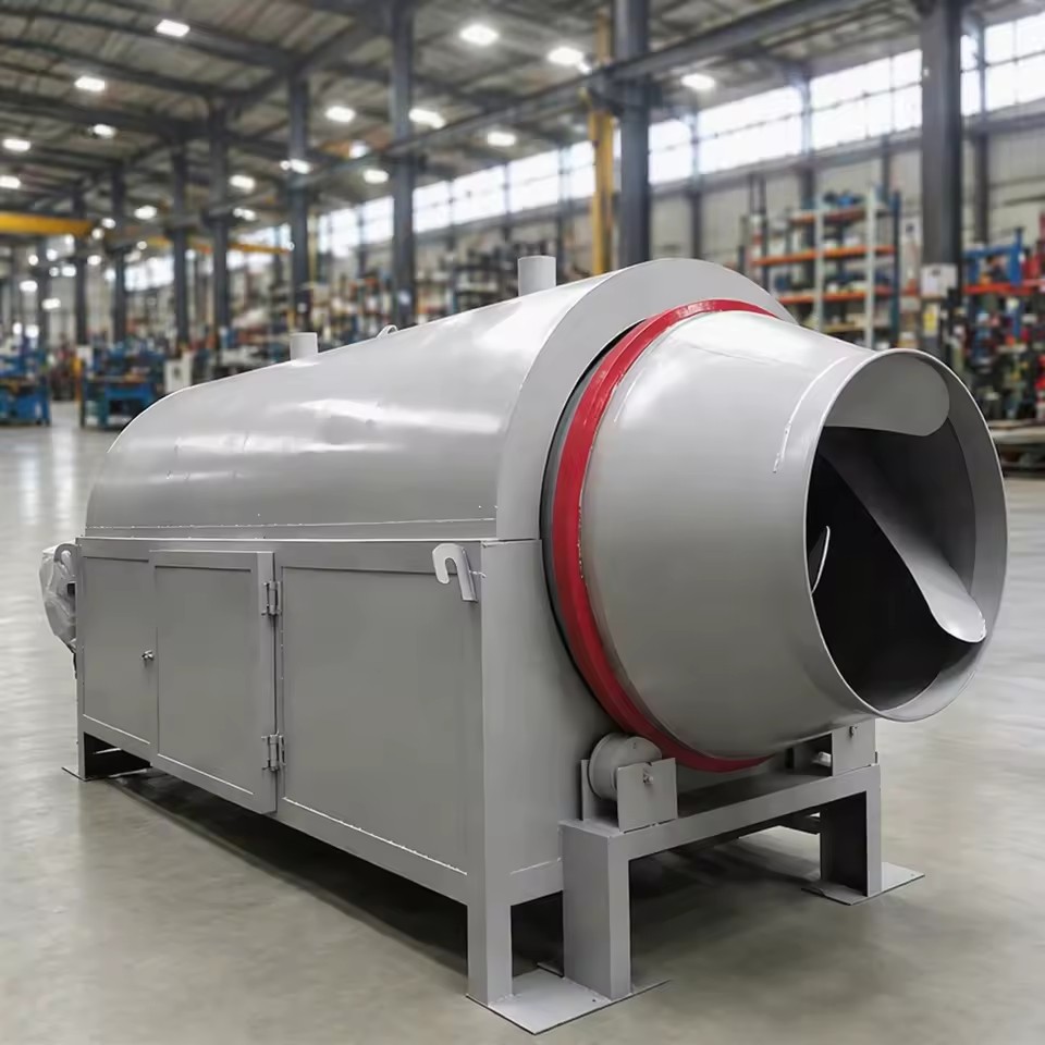 2t/H Agricultural Rotary Drying Machine Corn Grain Drum Dryer Biomass Rotary Drum Dryer