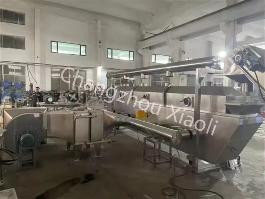 Energy Saving Motor Continuous Vibrating Fluidized Bed Dryer for Food Processing and Powder Drying Equipment
