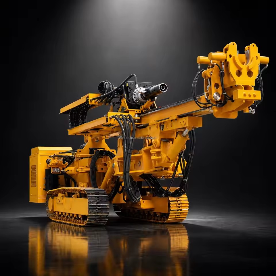 DTH Drilling Rig Portable Water Well Drilling Machine Hydraulic Down The Hole Drill Rig for Mining Quarrying