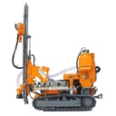 Borehole Rotary Drilling Rig Mine ZEGA 412B Vialvv Crawler Mounted Hydraulic Diesel Powered Small Mining Equipment Max 30m Depth
