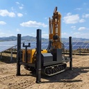 200m Water Well & Mine Drilling Rig Crawler Mobility Diesel Engine Mining Machinery