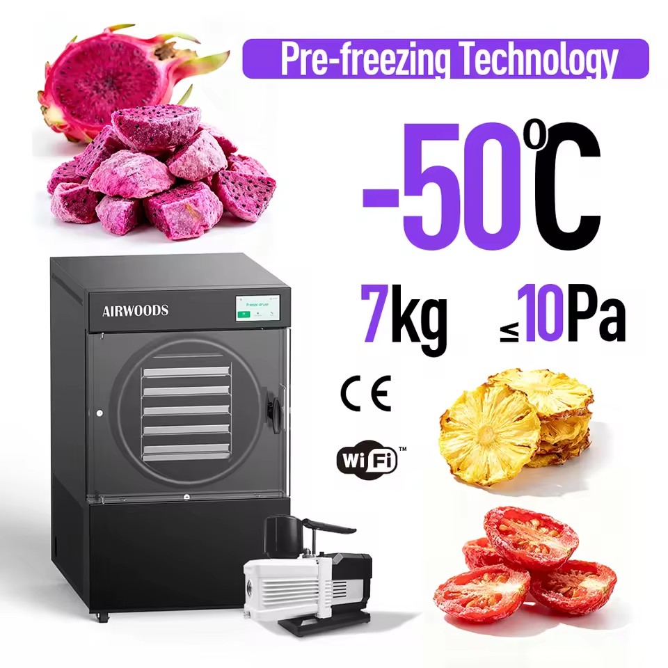 Household Dry Fruits Machine Fast Freeze Dryer Stoppering Tray Freeze Drier Equipment