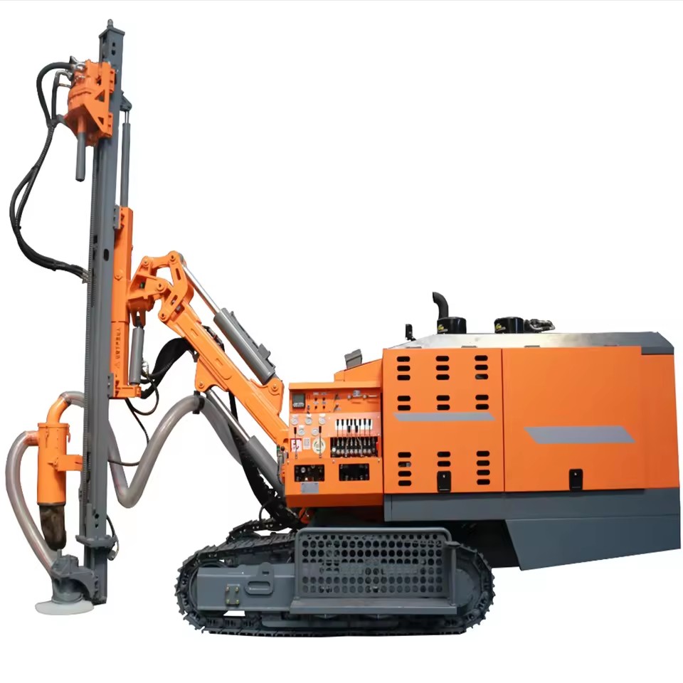 Mining Hydraulic Crawler Rock Quarry Gold Mine Blasting Hole Drilling Rig for Sale