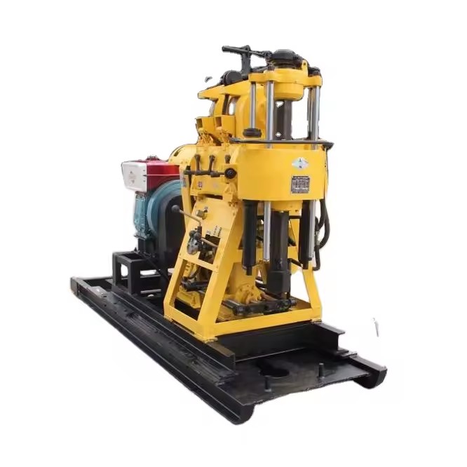 New XY-200 High Accuracy Wheel Type Mine Small 200m Underground Borehole Water Well Drilling Rig Machine 220-415V IP 1 Year US