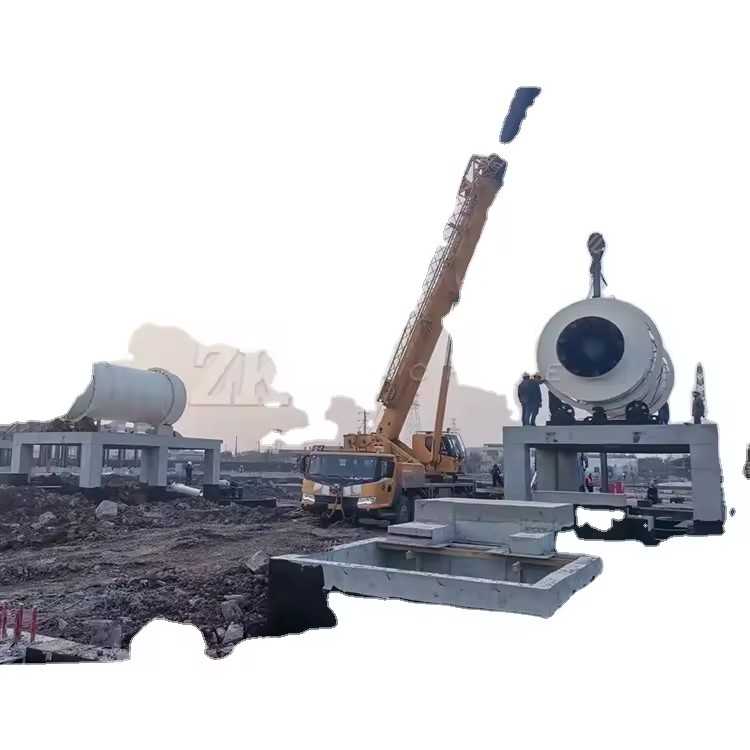 Three Cylinder Sun-drying Racks Machine Rotary Dryer for Silica Sand Palm