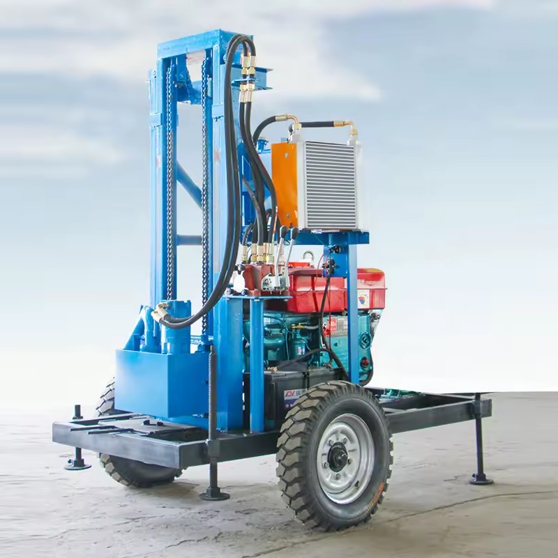 E.P Small Mini Cheap Good Working Hot Selling Factory Deep Hole Mine Borehole Hydraulic Water Well Drilling Rig Machine