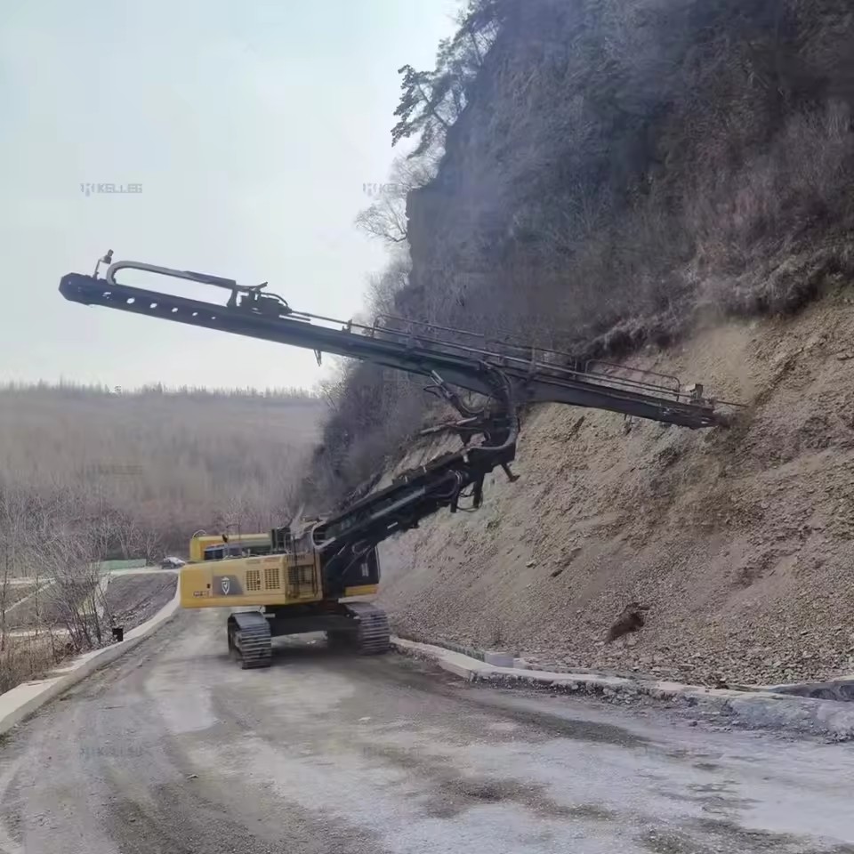 High-Lift Mine Drilling Rig for High Slope Support Engineering Urban Deep Foundation Pit Versatile Rig for Critical Situations