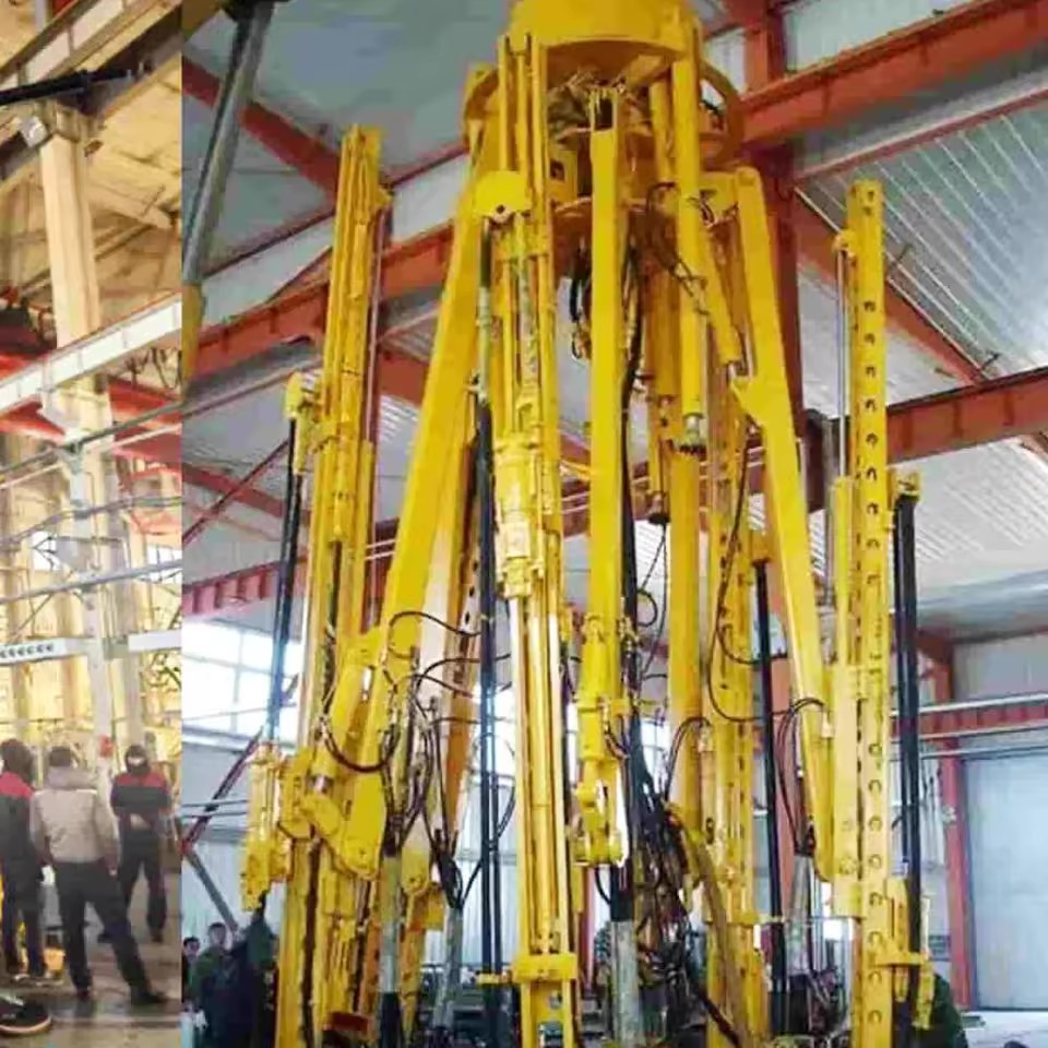 FJD Mine Shaft Drilling Rig with 5-12m Drilling Depth Hydraulic Rock Drill for Shaft Sinking
