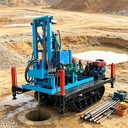 Hand Operated Small Water Well Drilling Machine Mine Drilling Rig with Simple Operation for Small Scale Mining