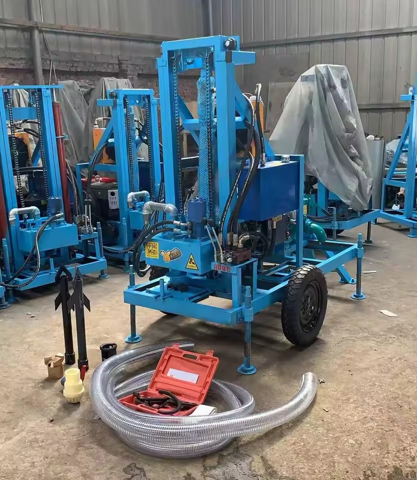 Diesel-hydraulic mining water well drilling rig