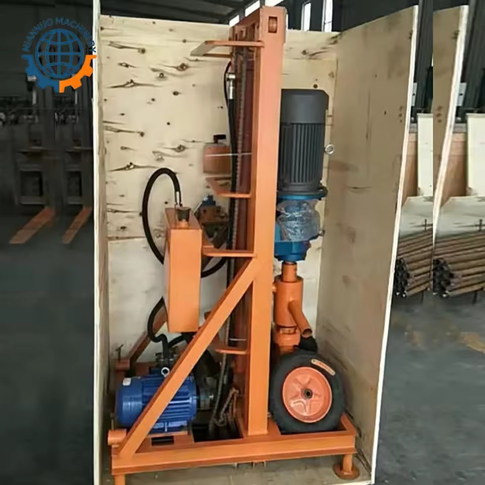 Mine Drilling Rig Heavy Duty Crawler Design Rock Penetration Durable Construction Reliable Exploration Drilling Machine