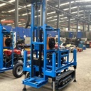 Factory Direct Sale Hydraulic Diesel Water Well Drilling Rig Mine Drilling Rig Spray Pump High Pressure Water Pump Wheels 150m