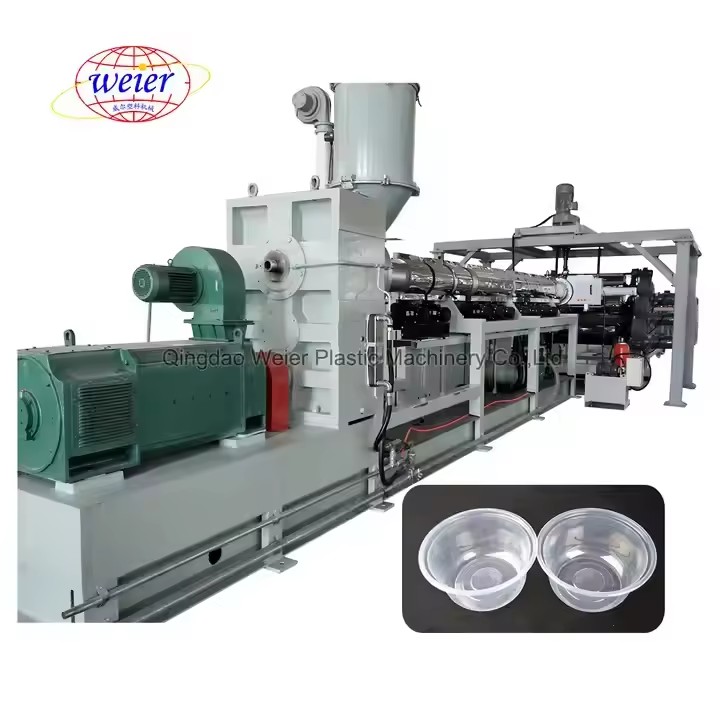 PP PS Pe ABS Sheet Making Machine Plastic Sheet Machine for Sheet Production Line Plastic Extruders Equipment Machine